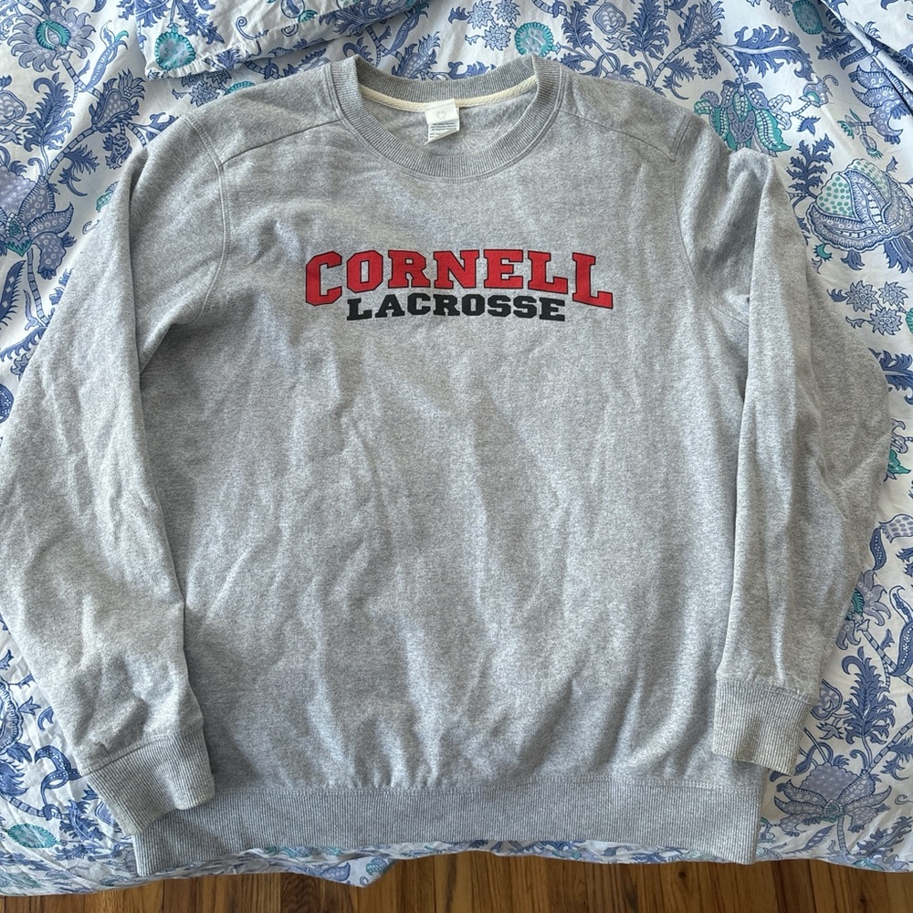 Cornell University grey crewneck sweatshirt size large